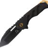 Falcon Framelock A/O Black Tanto Assisted Knife
