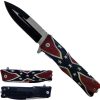 Falcon Linerlock A/O Flag Two-Tone Assisted Knife