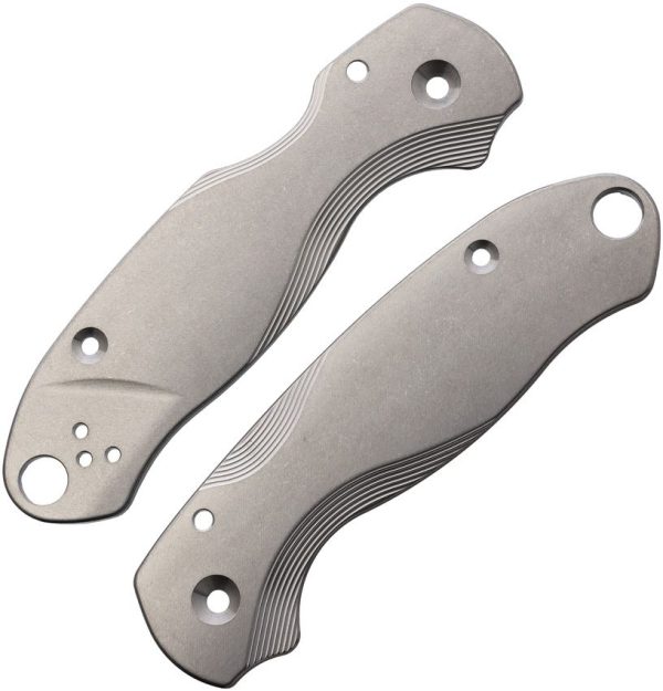 Flytanium Lotus PM3 Titanium Handle Scales Folding Knife