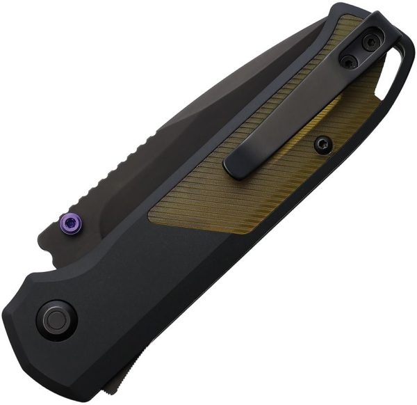 Flytanium Arcade Shark-Lock Folding Knife S35VN Black Ultem