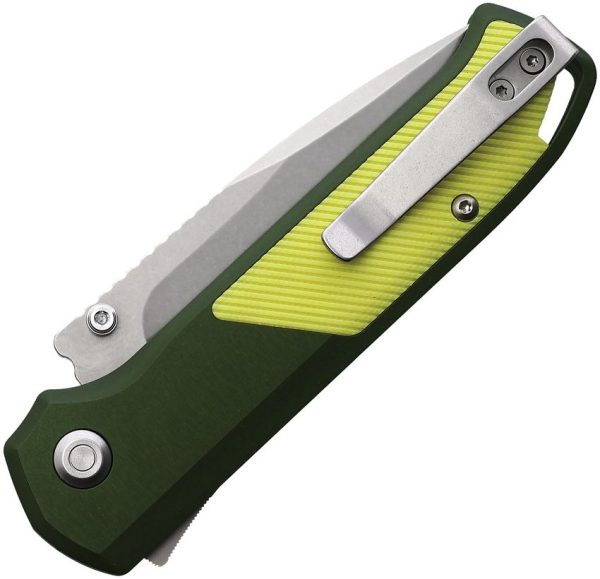Flytanium Arcade Shark-Lock S35VN Green/Yellow