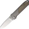 Flytanium Arcade Shark-Lock Gray Folding Knife S35VN Blade