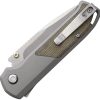 Flytanium Arcade Shark-Lock Gray Folding Knife S35VN Blade