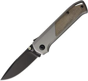 Flytanium Arcade Shark-Lock Gray S35VN Folding Knife