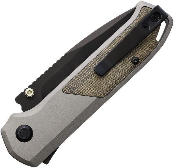 Flytanium Arcade Shark-Lock Gray S35VN Folding Knife