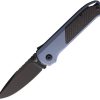 Flytanium Arcade Shark-Lock Blue CF Folding Knife S35VN