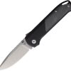 Flytanium Arcade Shark-Lock Void Black Folding Knife S35VN