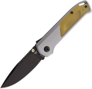 Flytanium Arcade Shark-Lock Folding Knife S35VN Black DLC