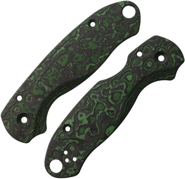 Flytanium Para 3 Lotus Scales Jungle Carbon Fiber Folding Knife