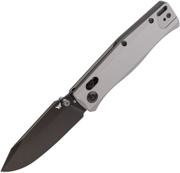 Flytanium BEEF Crossbar Lock Gray G10 PVD Drop Point