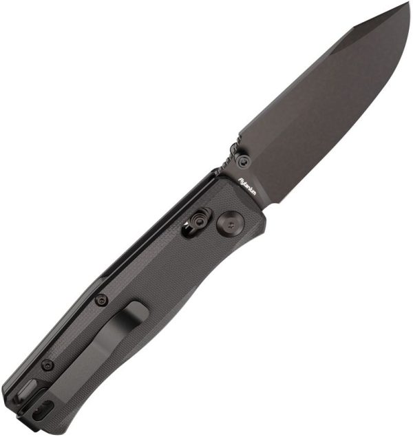 Flytanium BEEF Crossbar Lock Black G10 PVD Drop Point