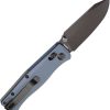 Flytanium BEEF Crossbar Lock Slate Blue G10 PVD