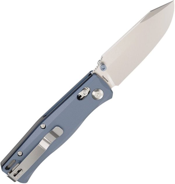 Flytanium BEEF Crossbar Lock Slate Blue G10 Stonewash