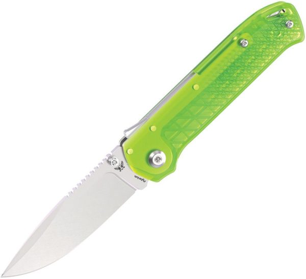 Flytanium Arcade Lite Shark-Lock Green Folding Knife AUS-10A