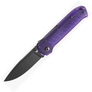 Flytanium Arcade Lite Shark-Lock Purple Folding Knife AUS-10A