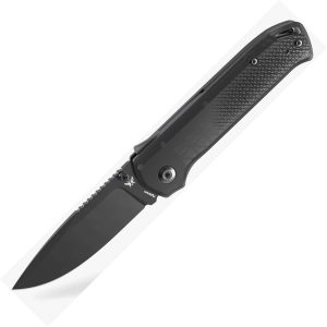 Flytanium Arcade Lite Shark-Lock Smoke Folding Knife AUS-10A
