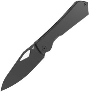 Flytanium Theory Framelock Black CPM-20CV Folding Knife