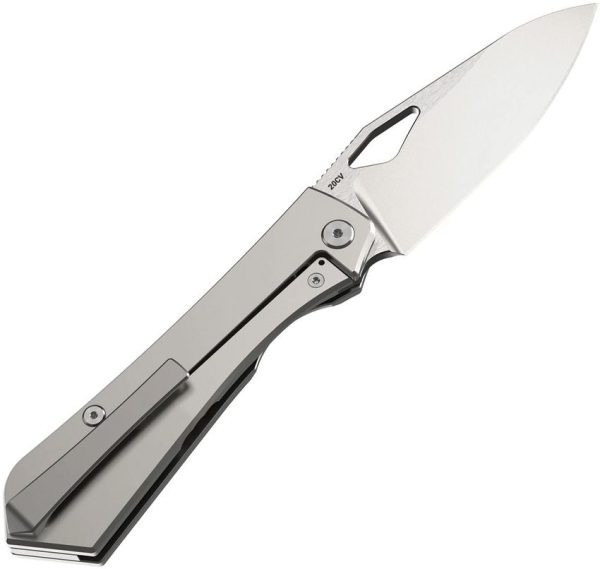 Flytanium Theory Framelock CPM-20CV Satin Folding Knife