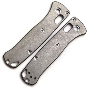 Flytanium Mini Bugout Handle Scales Ti - Stonewash