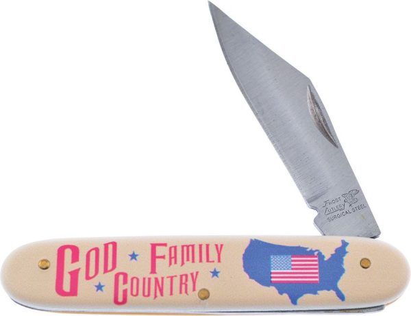 Frost Cutlery God Family Country Folder Ivory Handle
