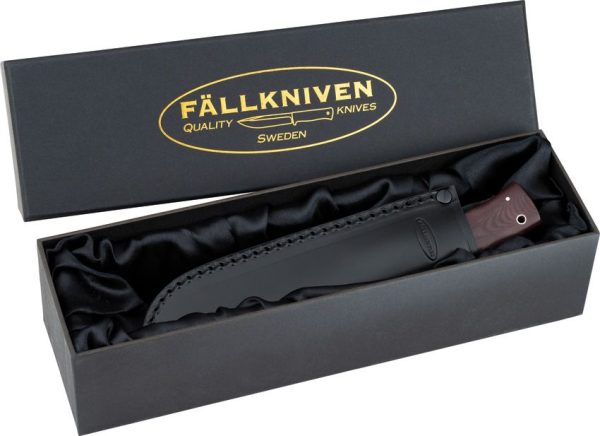 Fallkniven Hunter's Knife Maroon Micarta Fixed Blade CPM-3V