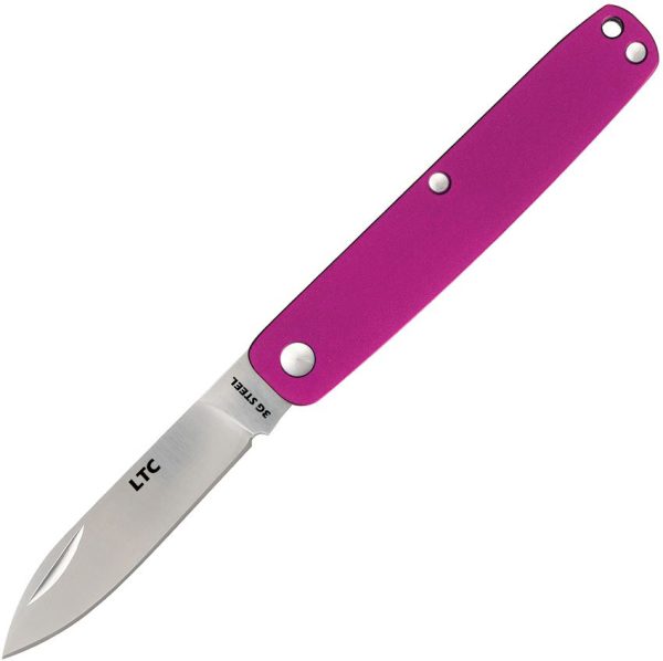 Fallkniven Legal To Carry Folder Purple 3G Steel Folding Knife