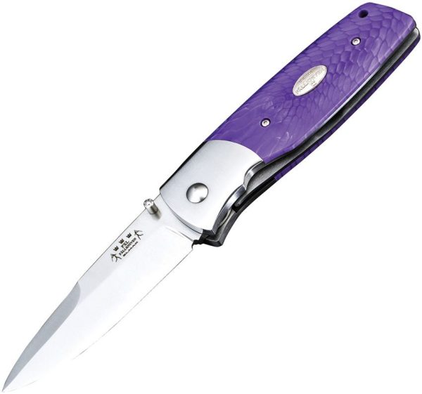Fallkniven PXL Linerlock Purple Dragon Folding Knife Elmax
