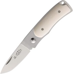Fallkniven U1 Folder Elmax Steel Folding Knife Ivory Handle