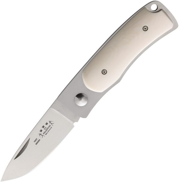 Fallkniven U1 Folder Elmax Steel Folding Knife Ivory Handle