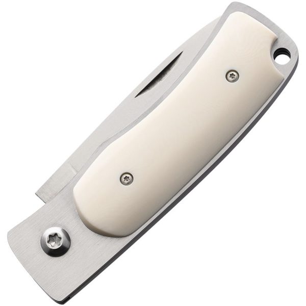 Fallkniven U1 Folder Elmax Steel Folding Knife Ivory Handle