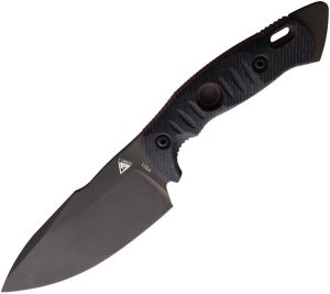 Fobos Knives Alaris Fixed Blade CPM-3V Black Red Handle