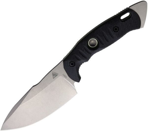 Fobos Alaris Fixed Blade CPM-3V Black Micarta Tactical Knife