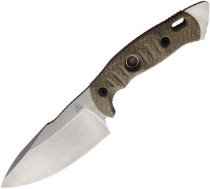 Fobos Alaris Fixed Blade Knife CPM-3V Green Micarta