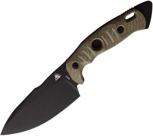 Fobos Alaris Fixed Blade Knife CPM-3V Steel Green Micarta