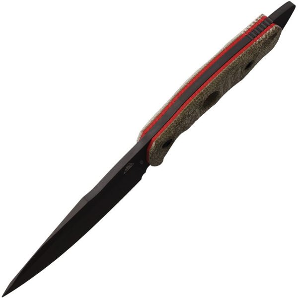 Fobos Alaris Fixed Blade Knife CPM-3V Steel Green Micarta