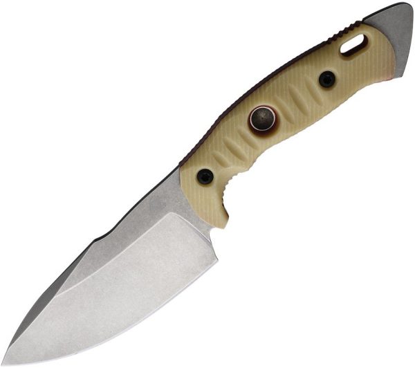 Fobos Alaris Fixed Blade CPM-3V Ivory Micarta