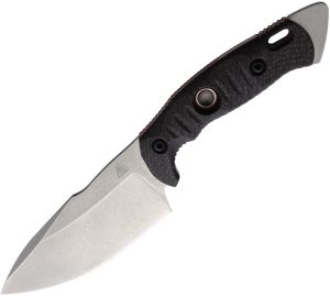 Fobos Alaris Fixed Blade Knife CPM-3V Carbon Fiber Red