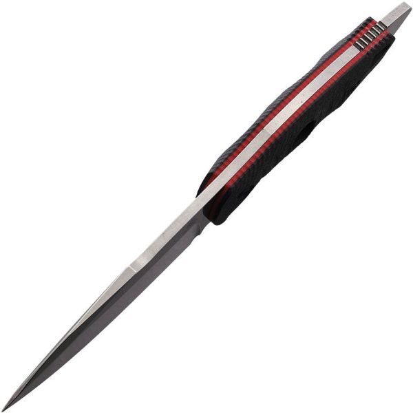 Fobos Alaris Fixed Blade Knife CPM-3V Carbon Fiber Red