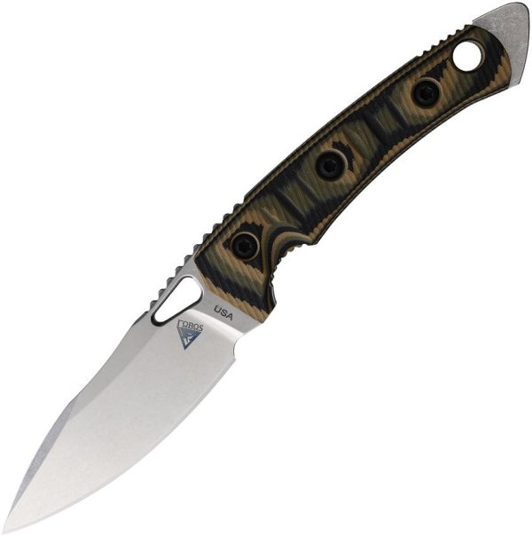 Fobos Knives Cacula Fixed Blade CPM S35VN Camo G10 Kydex