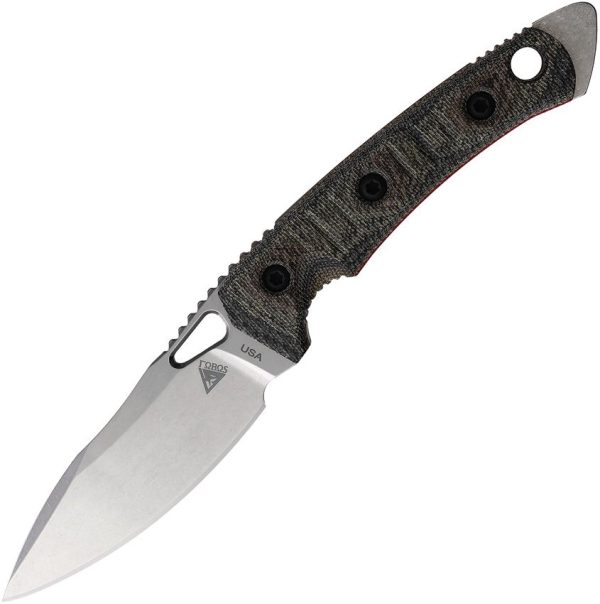 Fobos Cacula Fixed Blade Knife CPM S35VN Black Tan G10