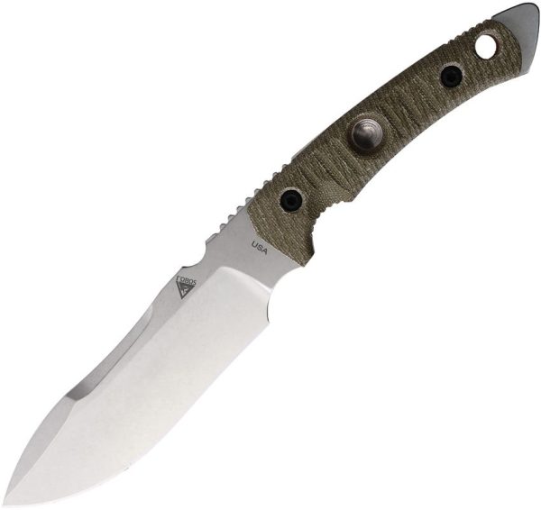 Fobos Tier1-BC Fixed Blade CPM MagnaCut Green Micarta Knife