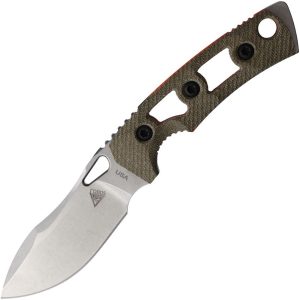 Fobos Knives Tier 1 Mini Fixed Blade CPM-154 OD Green Micarta