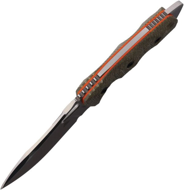 Fobos Tier 1 Mini Fixed Blade Knife CPM-154 OD Green Micarta