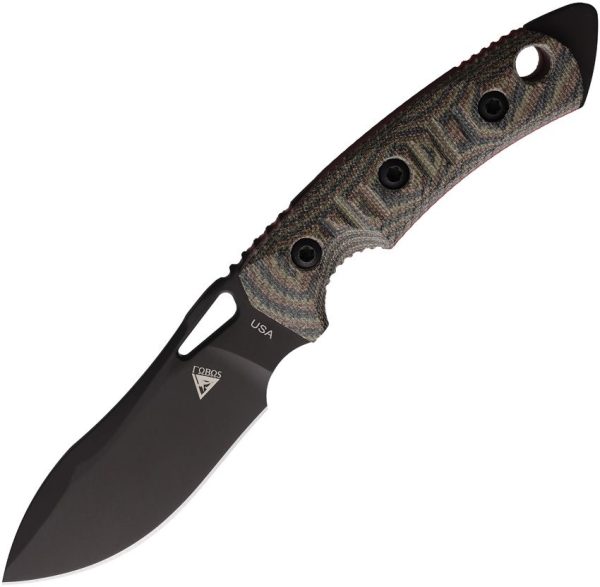 Fobos Knives Tier 1 Mini Fixed Blade CPM-154 Camo Micarta