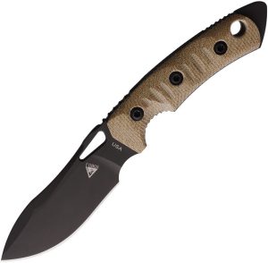 Fobos Knives Tier 1 Mini - PVD Natural Micarta
