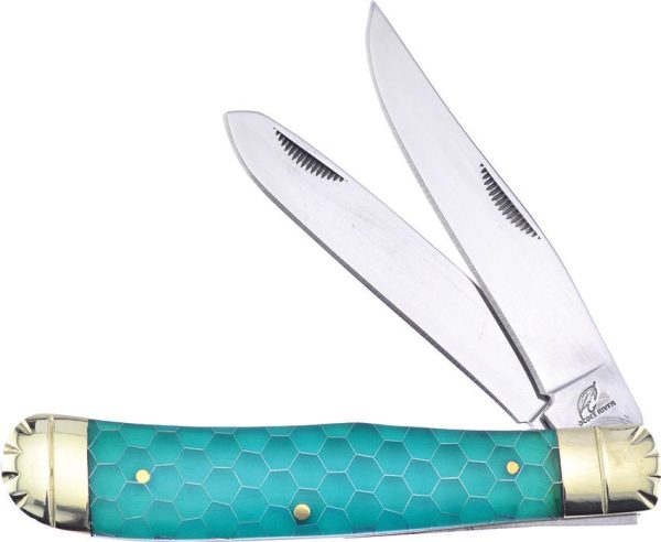 Frost Cutlery Ocoee River Trapper Glow In Dark