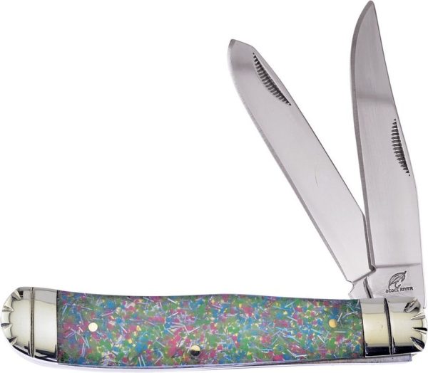 Frost Cutlery Ocoee River Trapper Glow In Dark