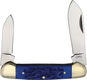 Frost Cutlery Canoe Blue Pick Bone Folding Knife