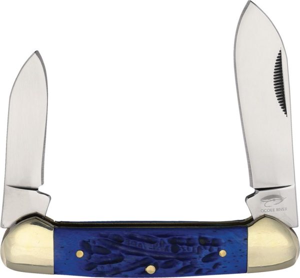 Frost Cutlery Canoe Blue Pick Bone Folding Knife