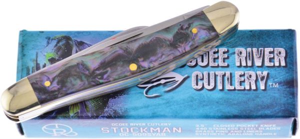 Frost Cutlery Mini Stockman Faux Abalone